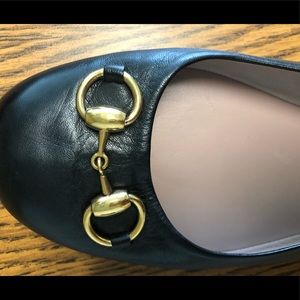 Gucci Jolene Horse-bit flats